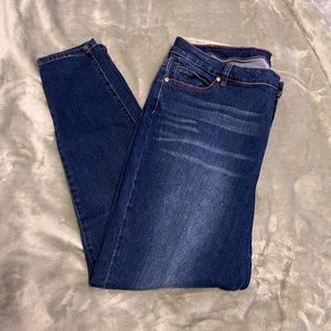 Classic Fit Peach Lift Button Fly Skinny Jean